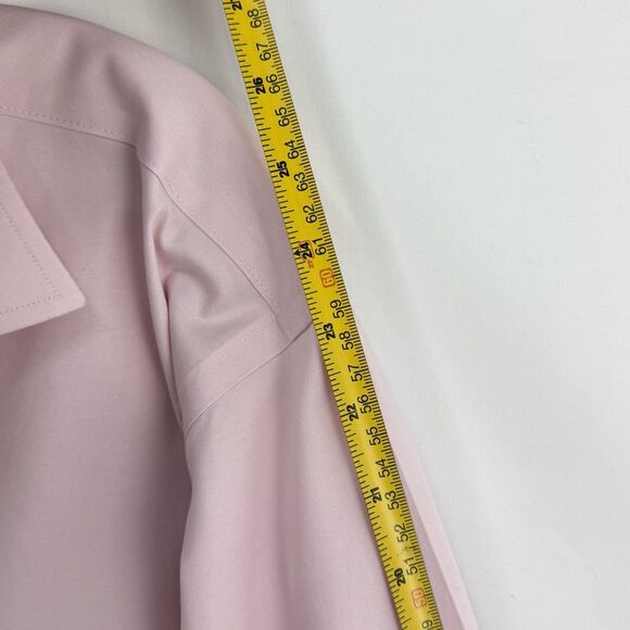 Brooks Brothers 1818 Regent Mens 17-33 Pink Dress Shirt Non-Iron Supima Cotton - Picture 16 of 16